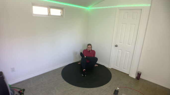 Stretch Express on the Floor with Holly